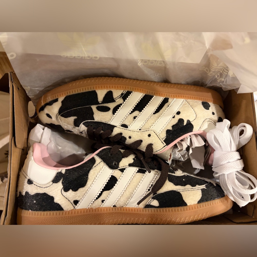 Adidas Samba OG Sneakers - cow print
